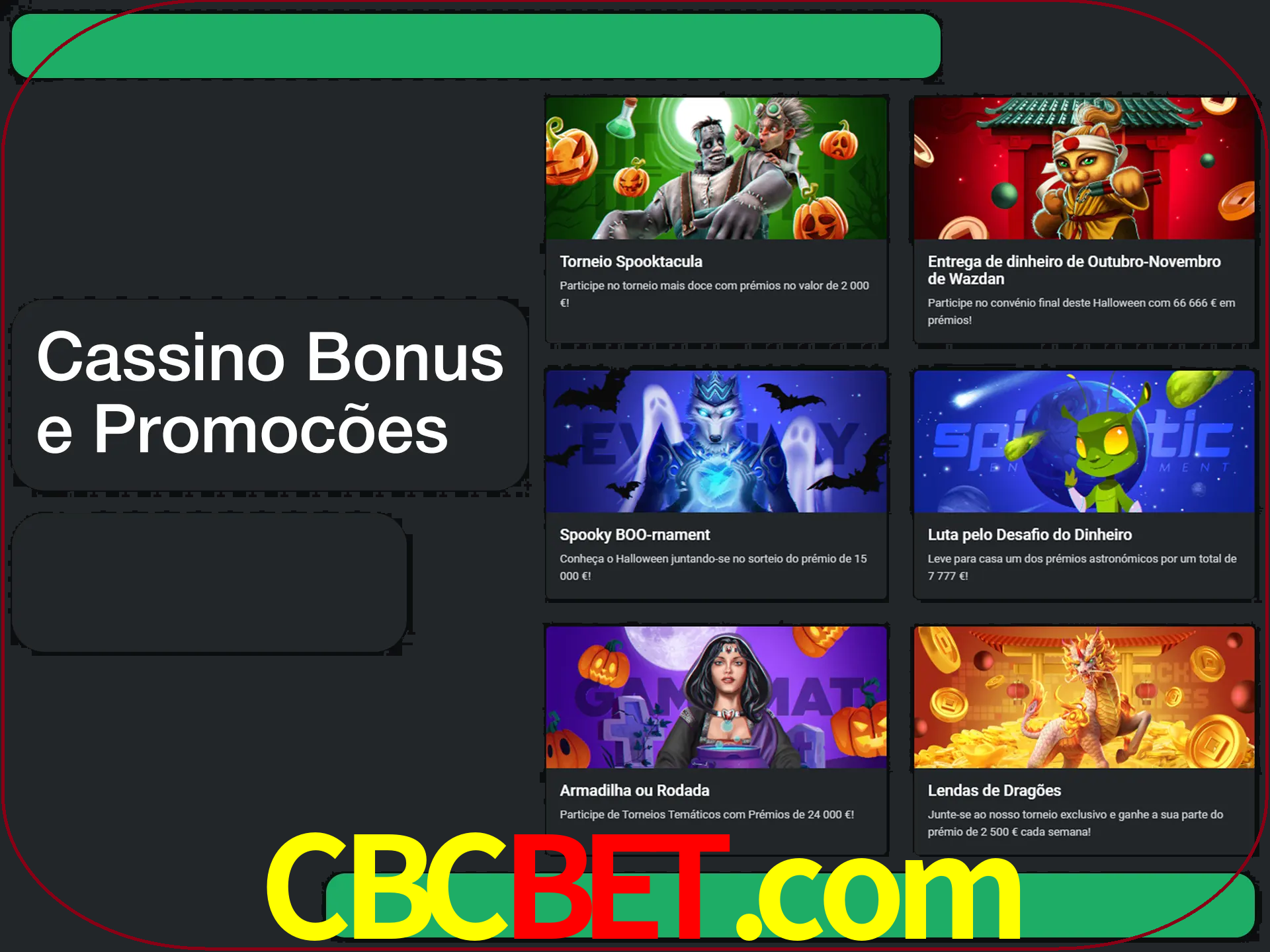 Verifique se há novos bônus de cassino para reivindicar.