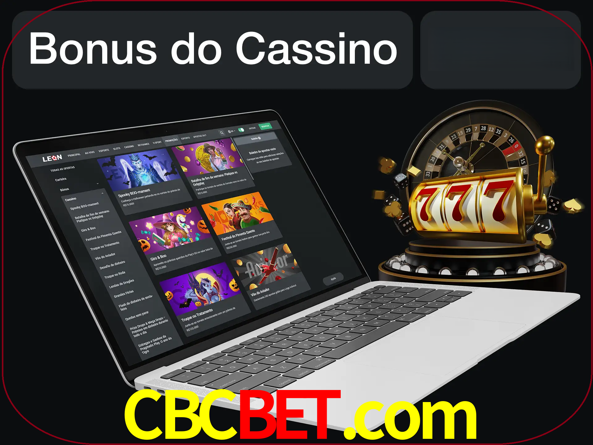 Use o bônus do cassino para começar melhor.